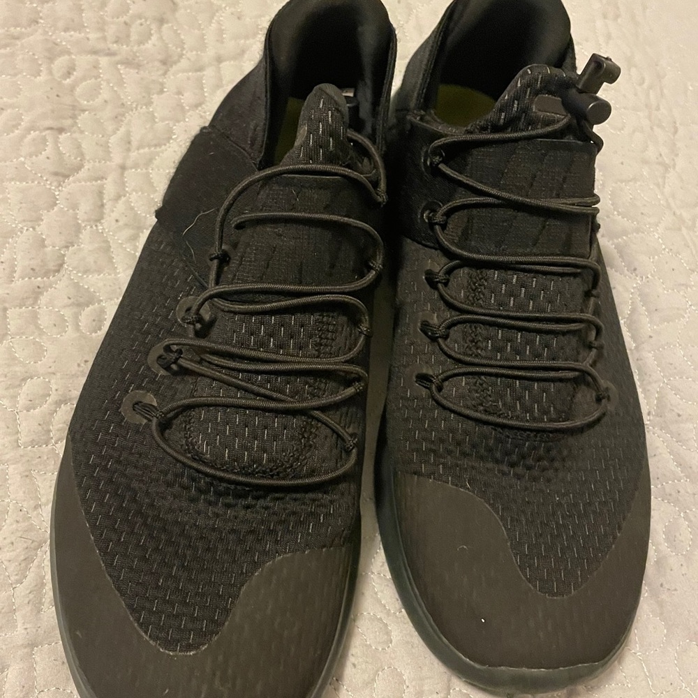 Nike black on black shoes